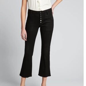 Frame le crop mini boot cut Francoise black jeans. Size 29. NWT